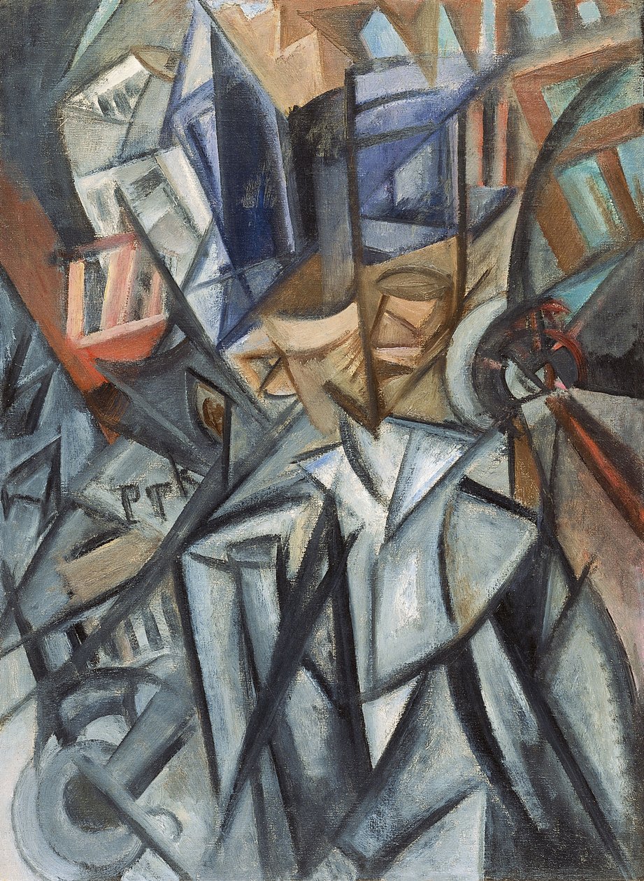 Man on the Street Volume-analyysi, 1913 tekijältä Olga Rozanova