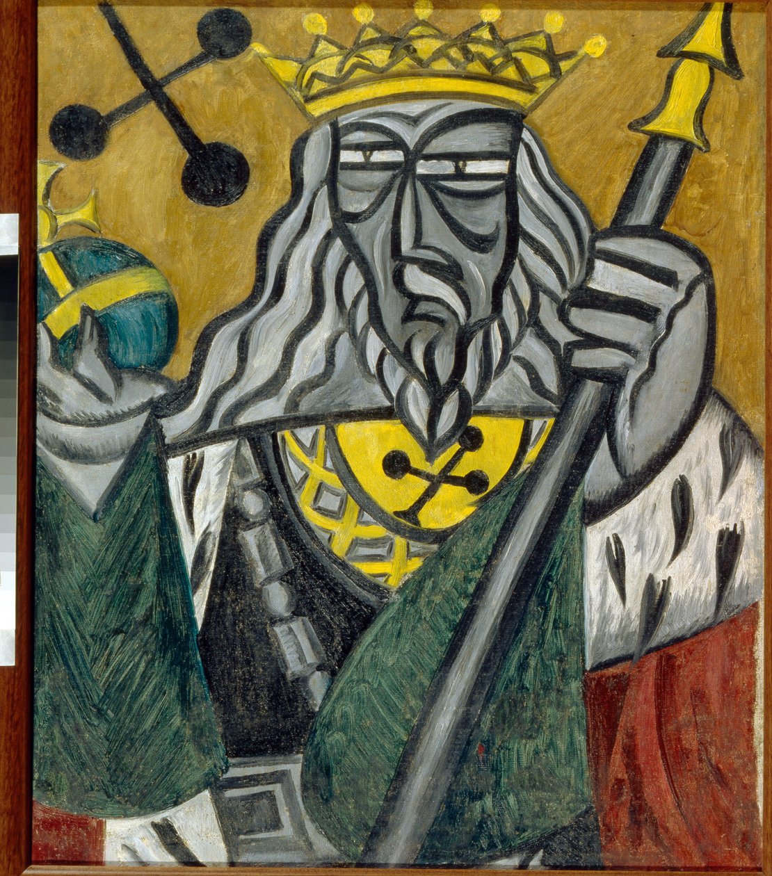 Kuningas - Olga Vladimirovna Rozanova (1886-1918), öljy kankaalle (80,5x68 cm) tekijältä Olga Wladimirowna  Rosanowa