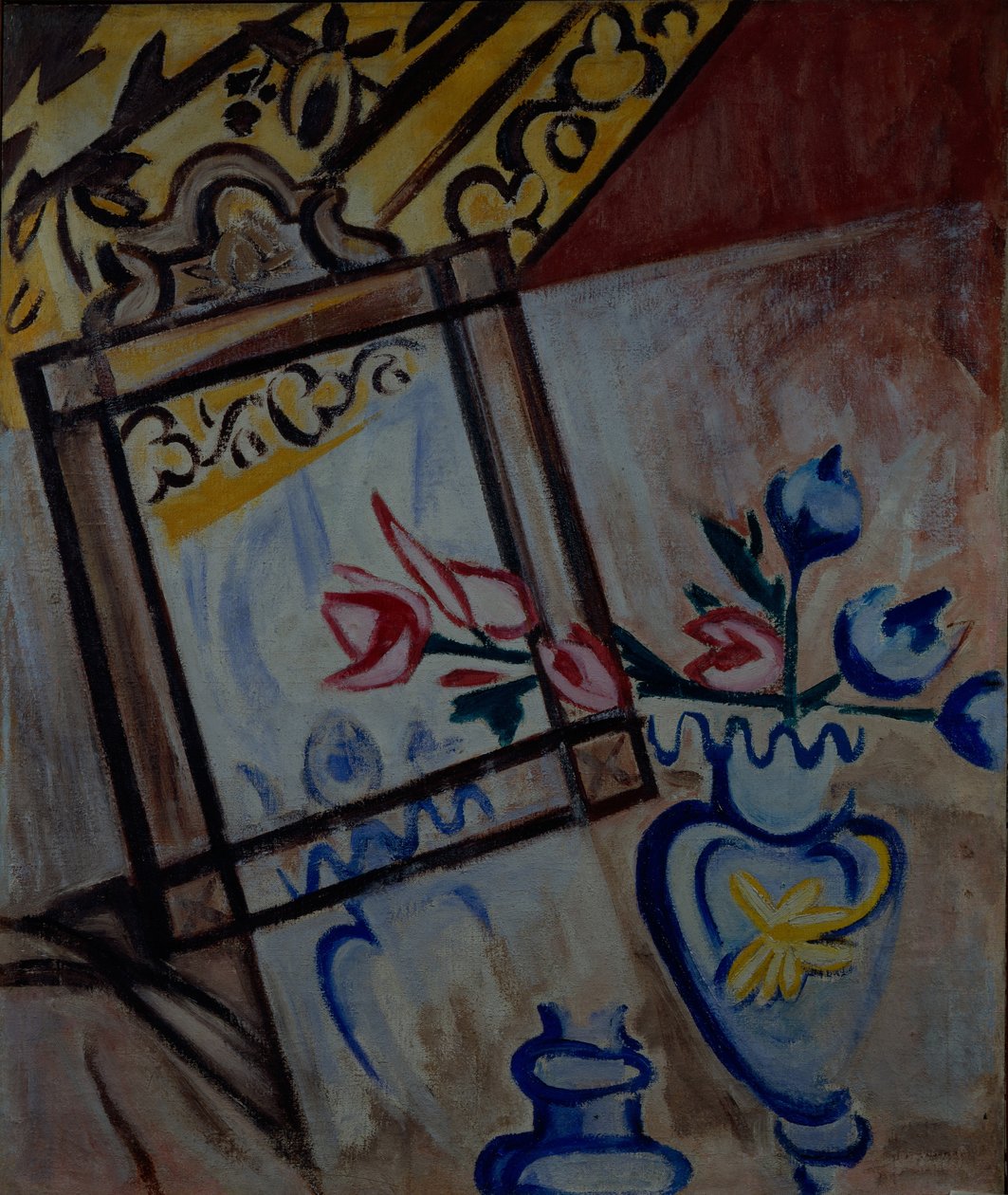 Asetelma, 1913 tekijältä Olga Rozanova