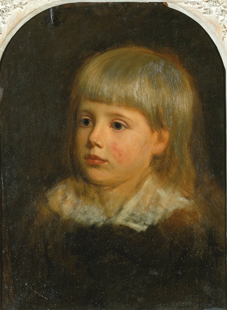 Charles Downing Lay, Taiteilijan pojan muotokuva, n. 1881-1883. tekijältä Oliver Ingraham Lay