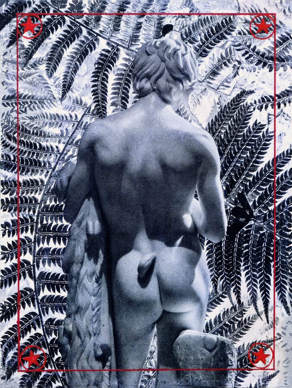 Joker, 2020 (sekatekniikka kankaalle) tekijältä Olivia Gozzano