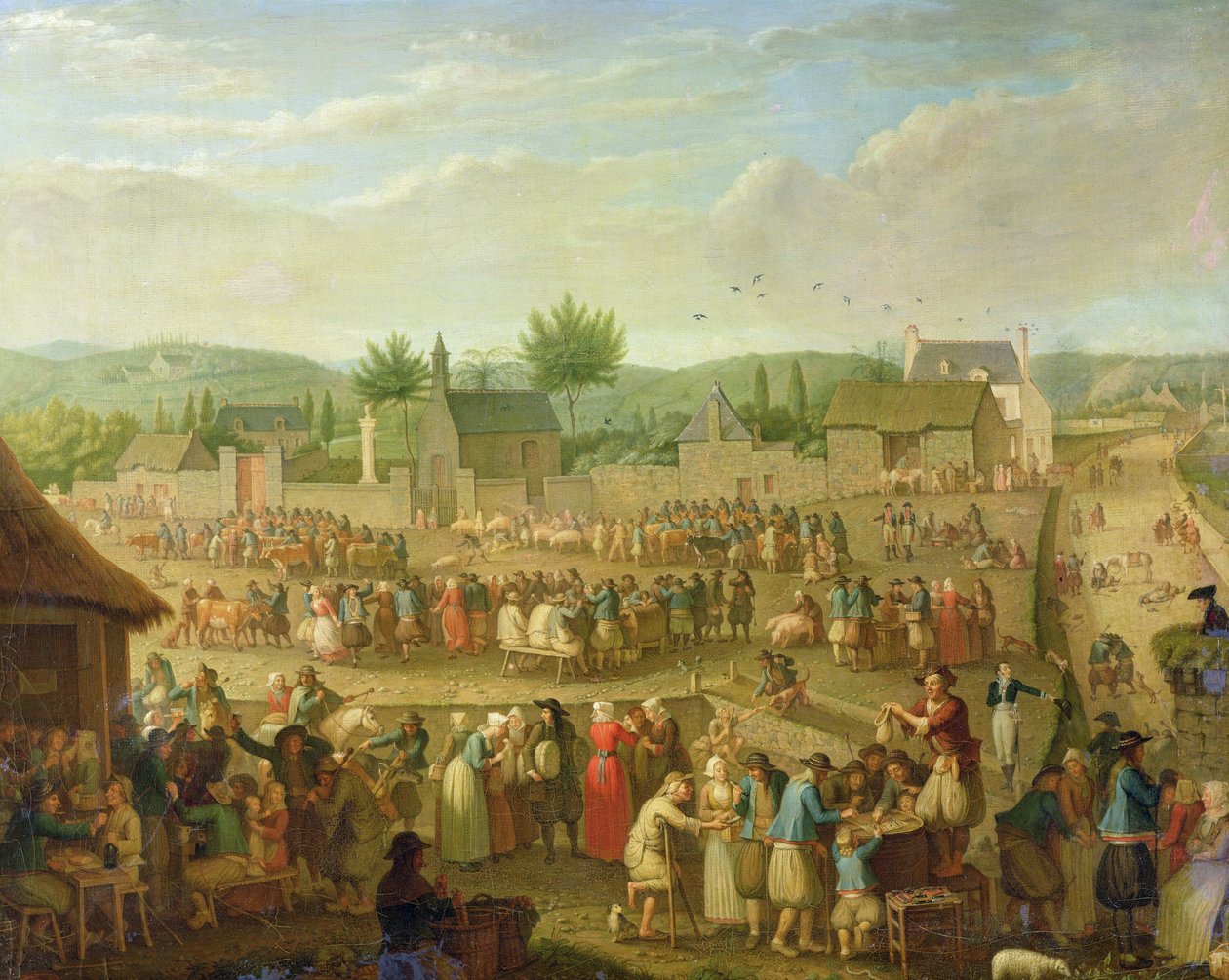 Messut Quimperissa, 1810 tekijältä Olivier Perrin