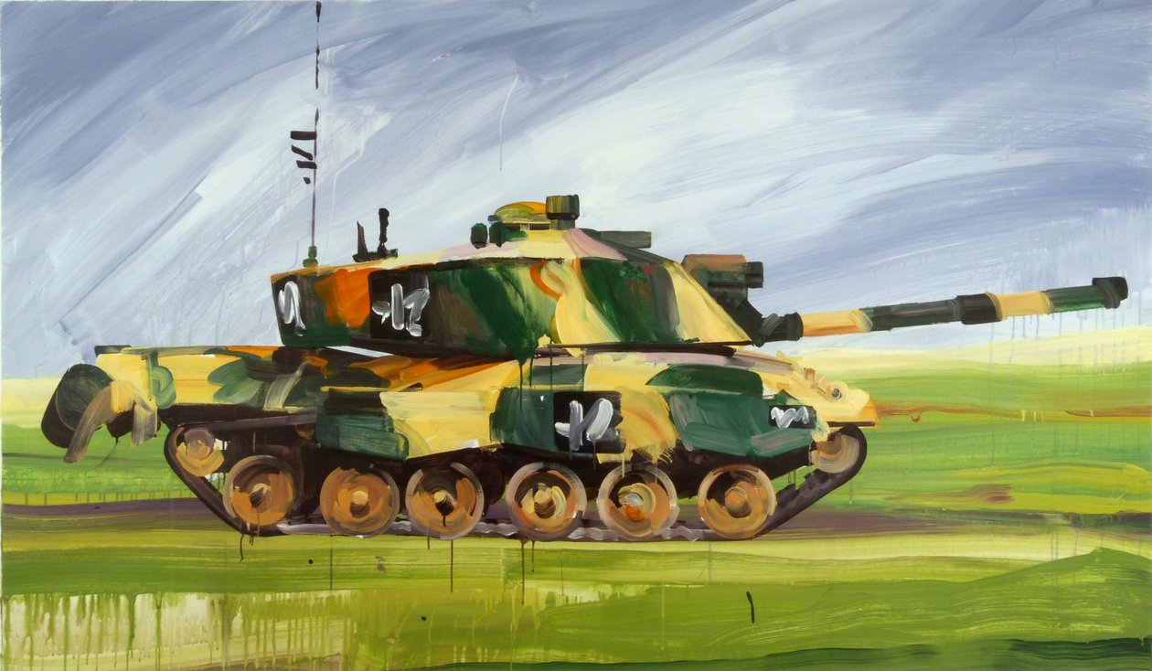 Char 1, 2015 (akryyli kankaalle) tekijältä Olivier Morel