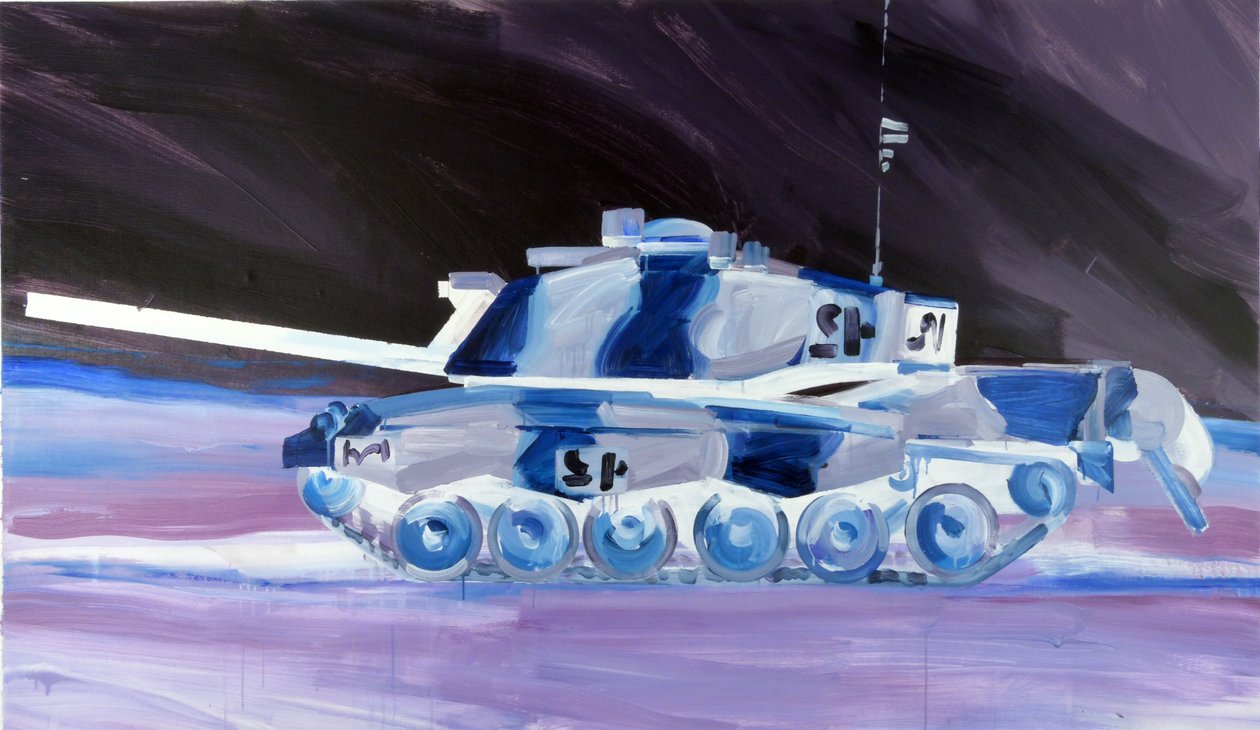 Char 2, 2015 (akryyli kankaalle) tekijältä Olivier Morel
