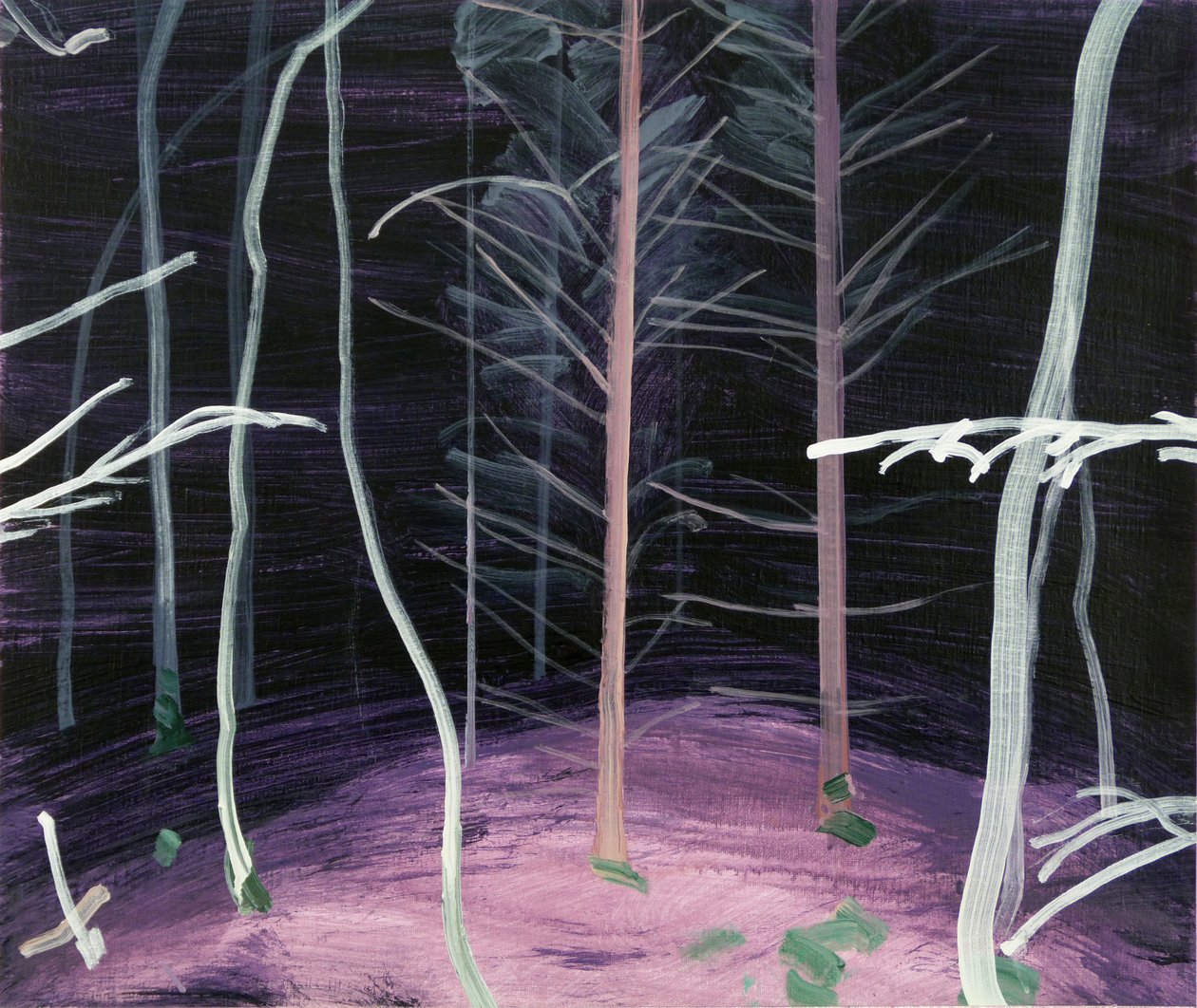 Black Forest 6,2017 (akryyli kankaalle) tekijältä Olivier Morel