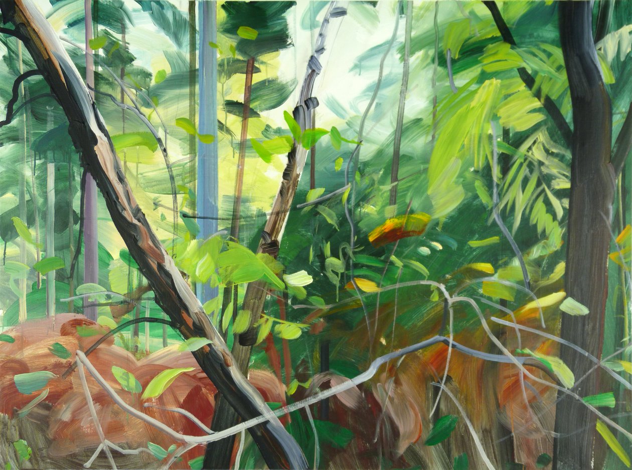 Metsä 10,2015 (akryyli kankaalle) tekijältä Olivier Morel