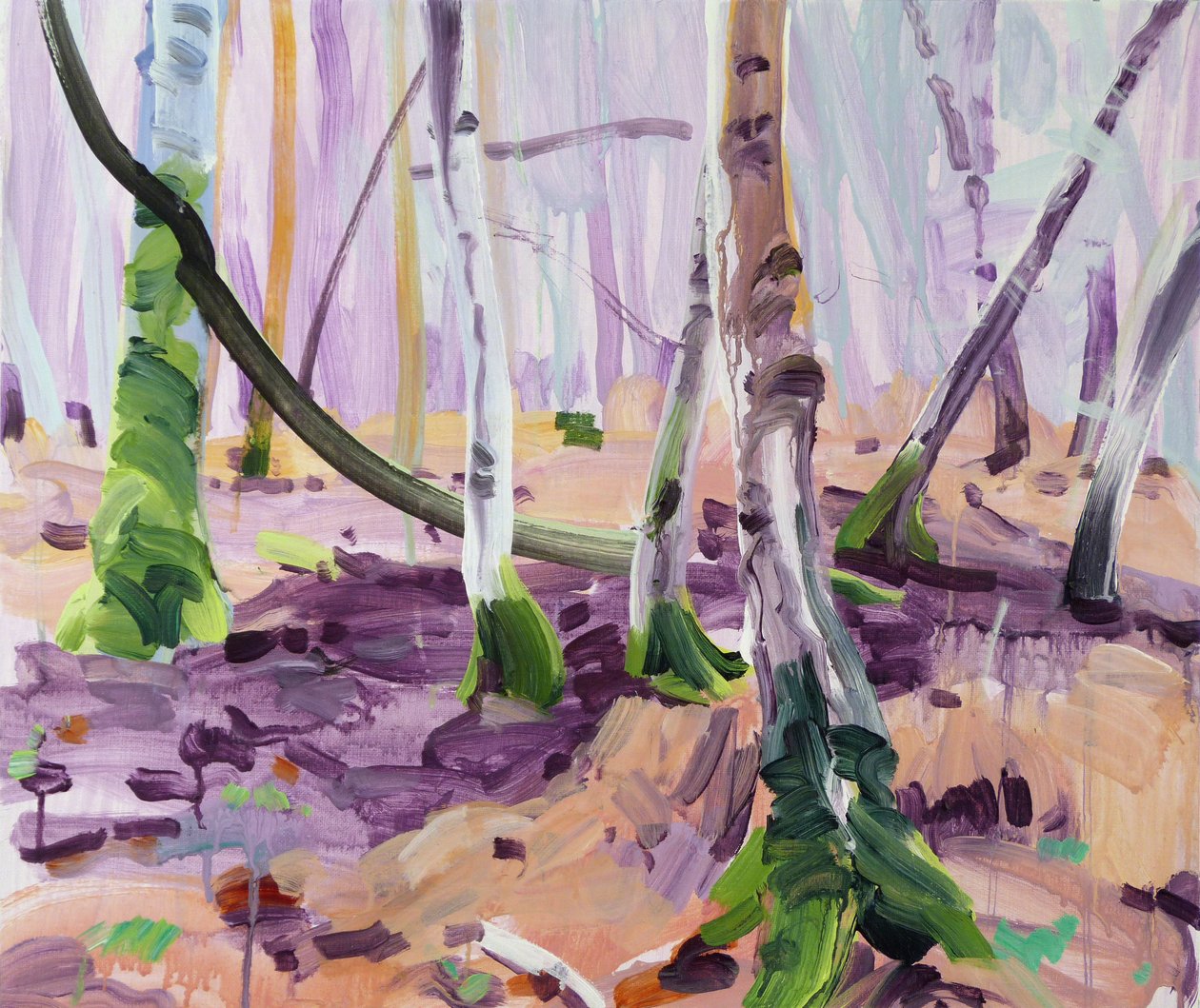 Forest 14,2017 (akryyli kankaalle) tekijältä Olivier Morel