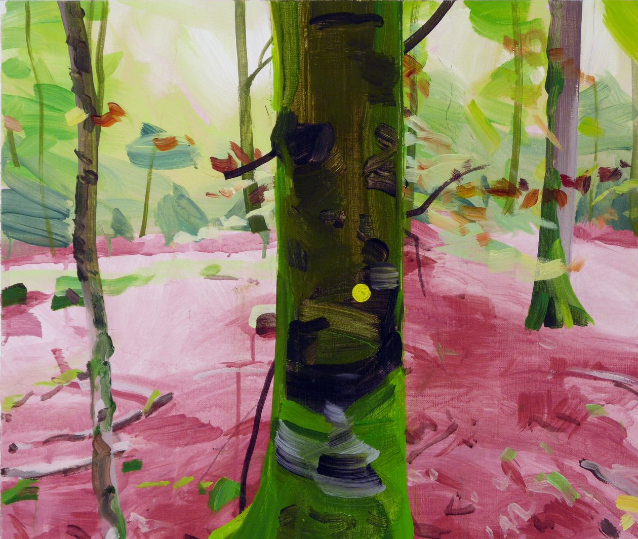 Forest 18,2017 (akryyli kankaalle) tekijältä Olivier Morel