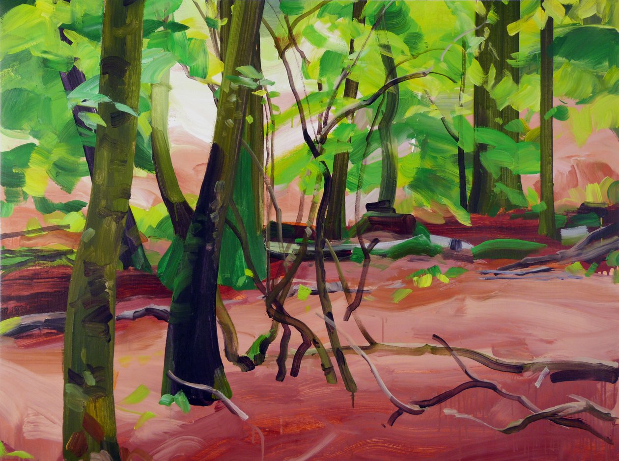 Metsä 20, 2017 (akryyli kankaalle) tekijältä Olivier Morel