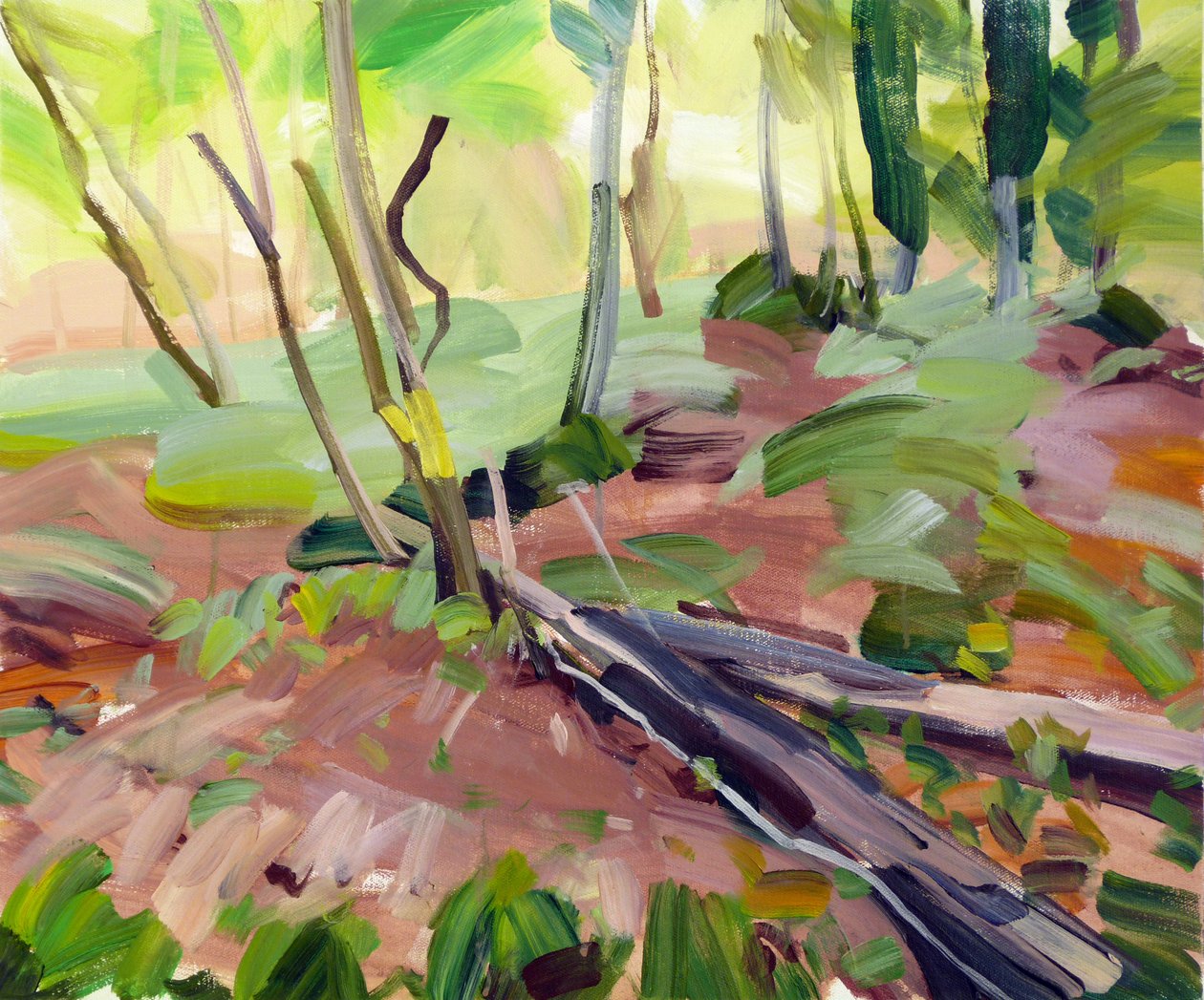 Forest 24,2017 (akryyli kankaalle) tekijältä Olivier Morel