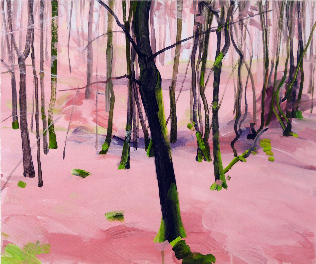 Metsä 30, 2017 (akryyli kankaalle) tekijältä Olivier Morel