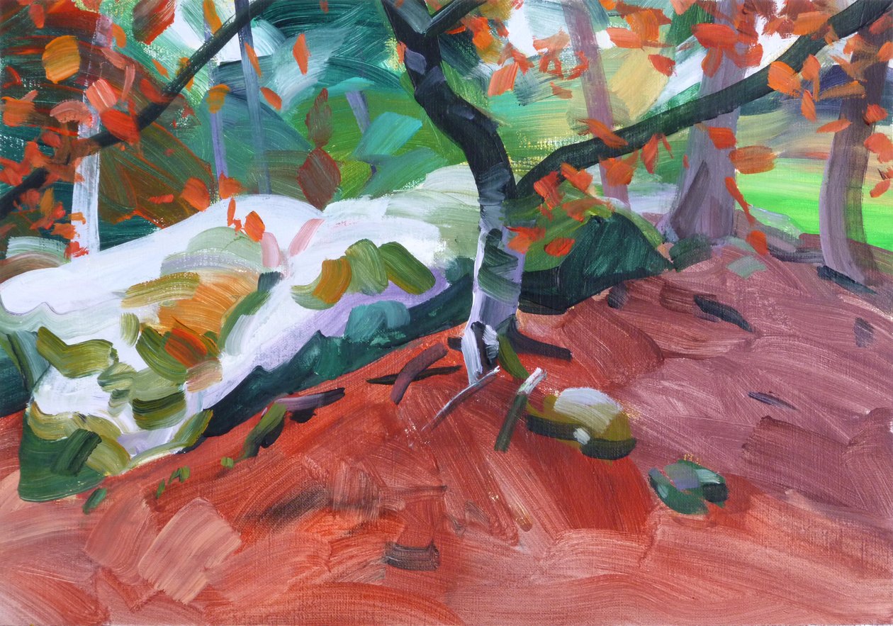 Forest 31,2018 (akryyli kankaalle) tekijältä Olivier Morel