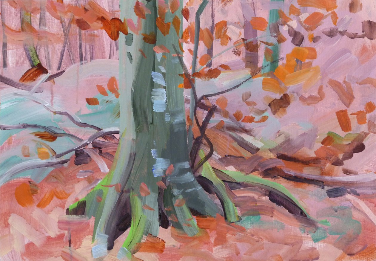 Forest 32,2018 (akryyli kankaalle) tekijältä Olivier Morel