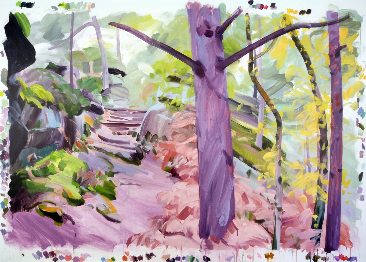 Forest 35,2018 (akryyli kankaalle) tekijältä Olivier Morel