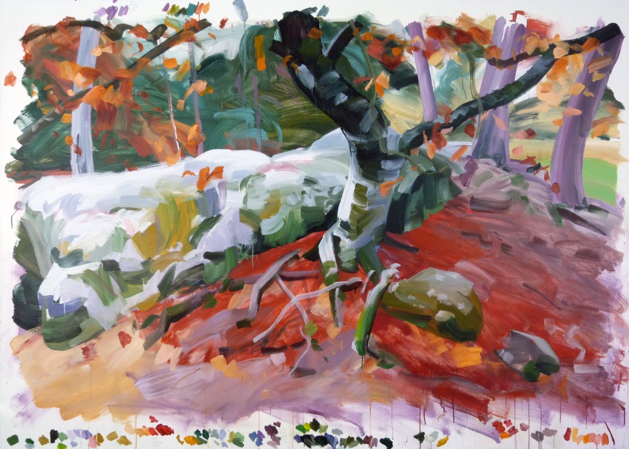 Forest 36,2018 (akryyli kankaalle) tekijältä Olivier Morel