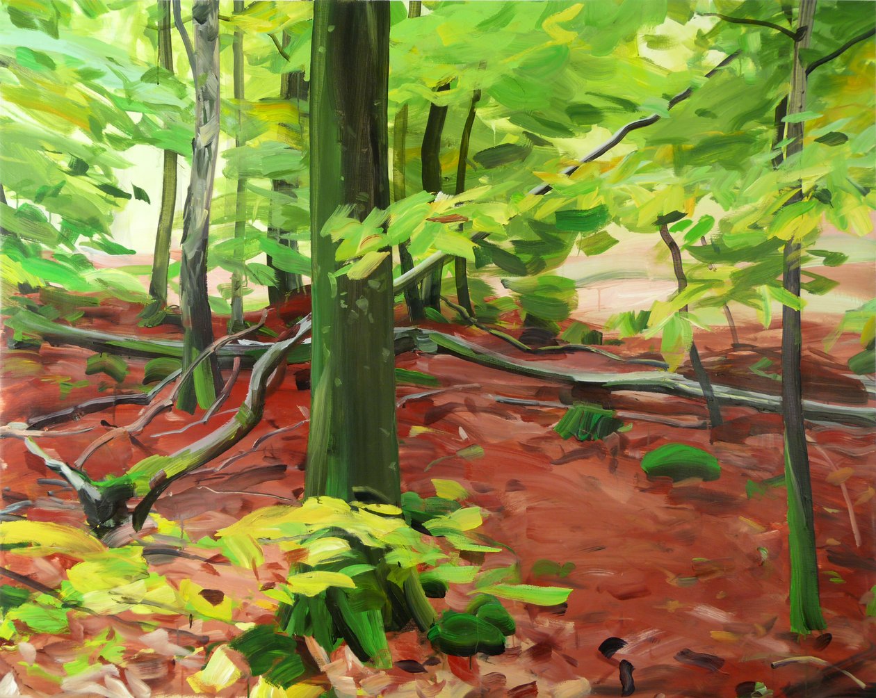 Forest 5, 2015 (akryyli kankaalle) tekijältä Olivier Morel