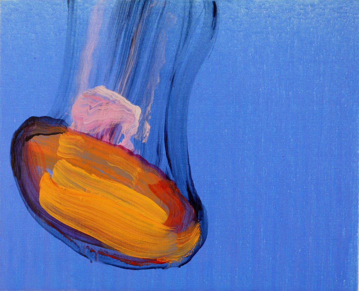 Méduses 10, 2013 (akryyli kankaalle) tekijältä Olivier Morel