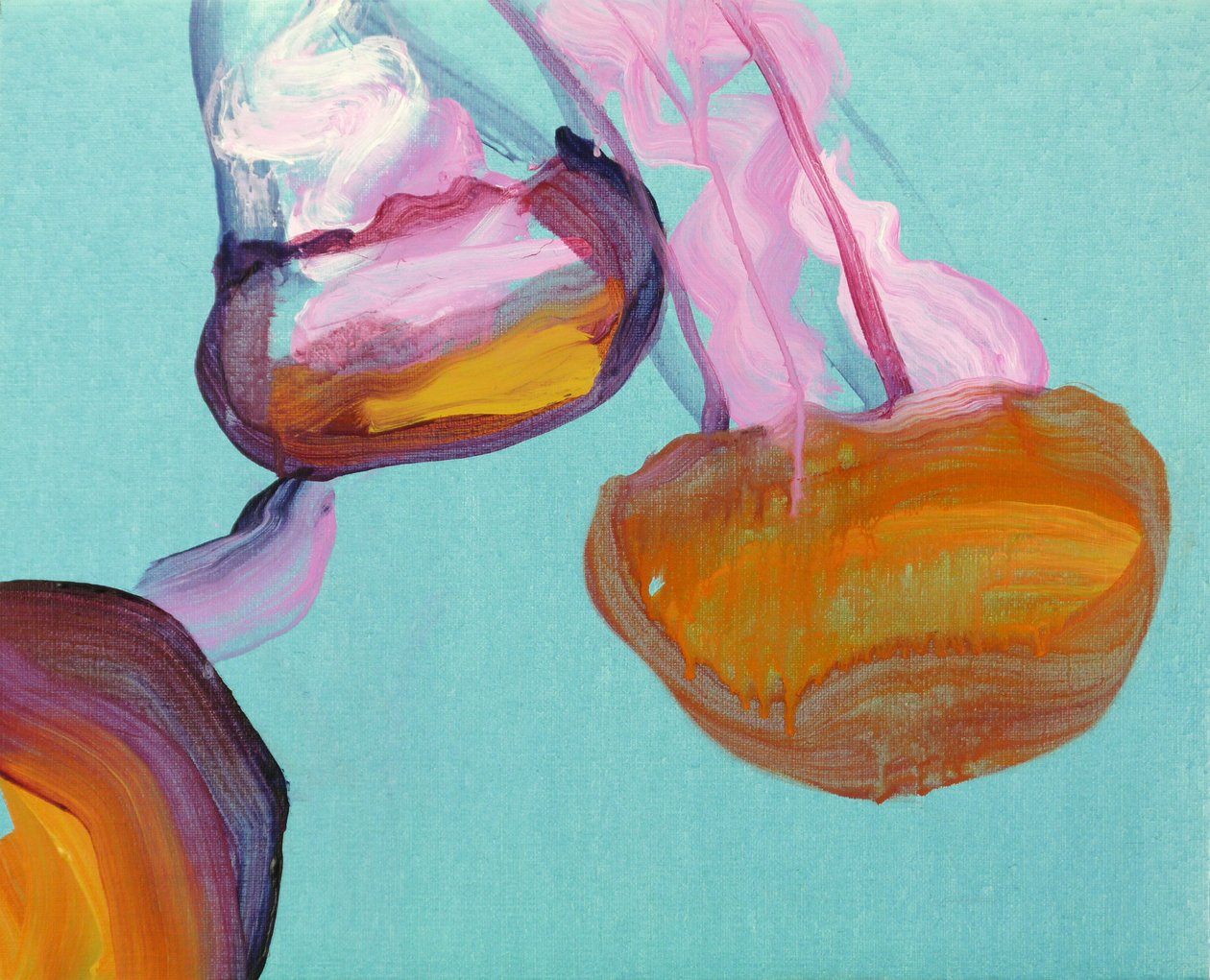 Méduses 12, 2013 (akryyli kankaalle) tekijältä Olivier Morel