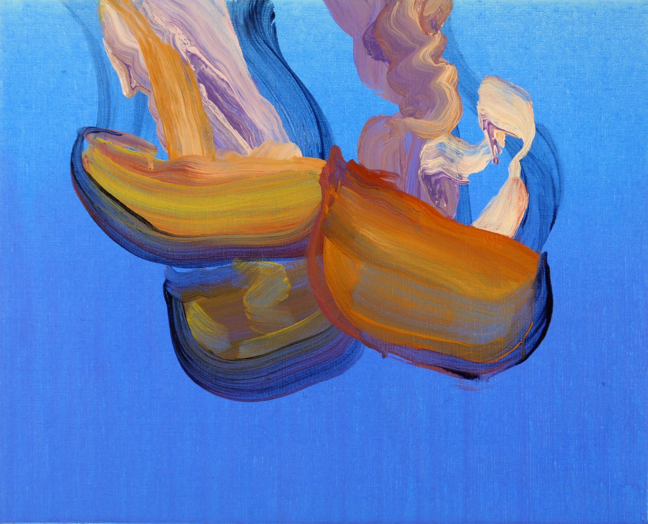 Méduses 6, 2013 (akryyli kankaalle) tekijältä Olivier Morel
