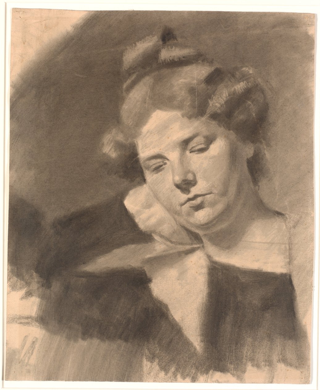 Kathrinen (Ketty) muotokuva Mathilde Antonia Nielsen, os Rask. (s. 1878, kuvanveistäjä Kai Nielsen ensimmäisessä avioliitossa.) tekijältä Oluf Hartmann