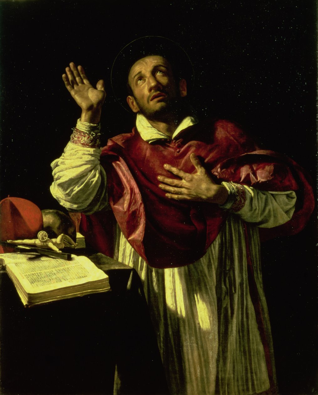 St. Carlo Borromeo, n. 1610 tekijältä Orazio Borgianni