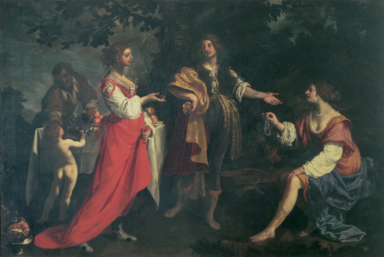 Angelica ja mauri, Medoro, 1634 tekijältä Orazio Fidani