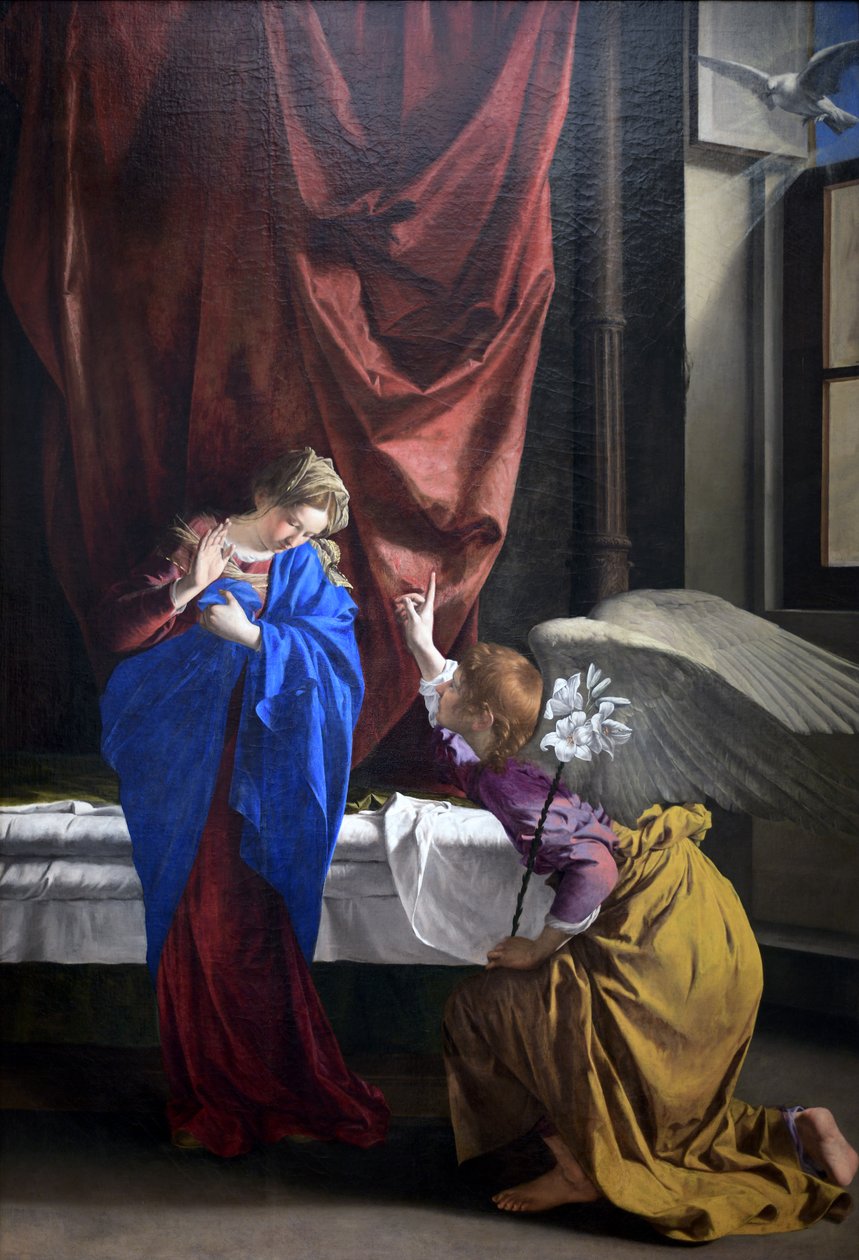 Annunciation tekijältä Orazio Gentileschi
