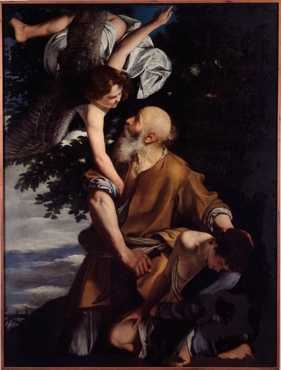 Iisakin sidonta (öljy kankaalle tekijältä Orazio Gentileschi