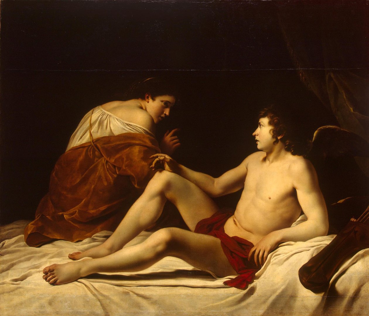 Amor ja Psyche tekijältä Orazio Gentileschi