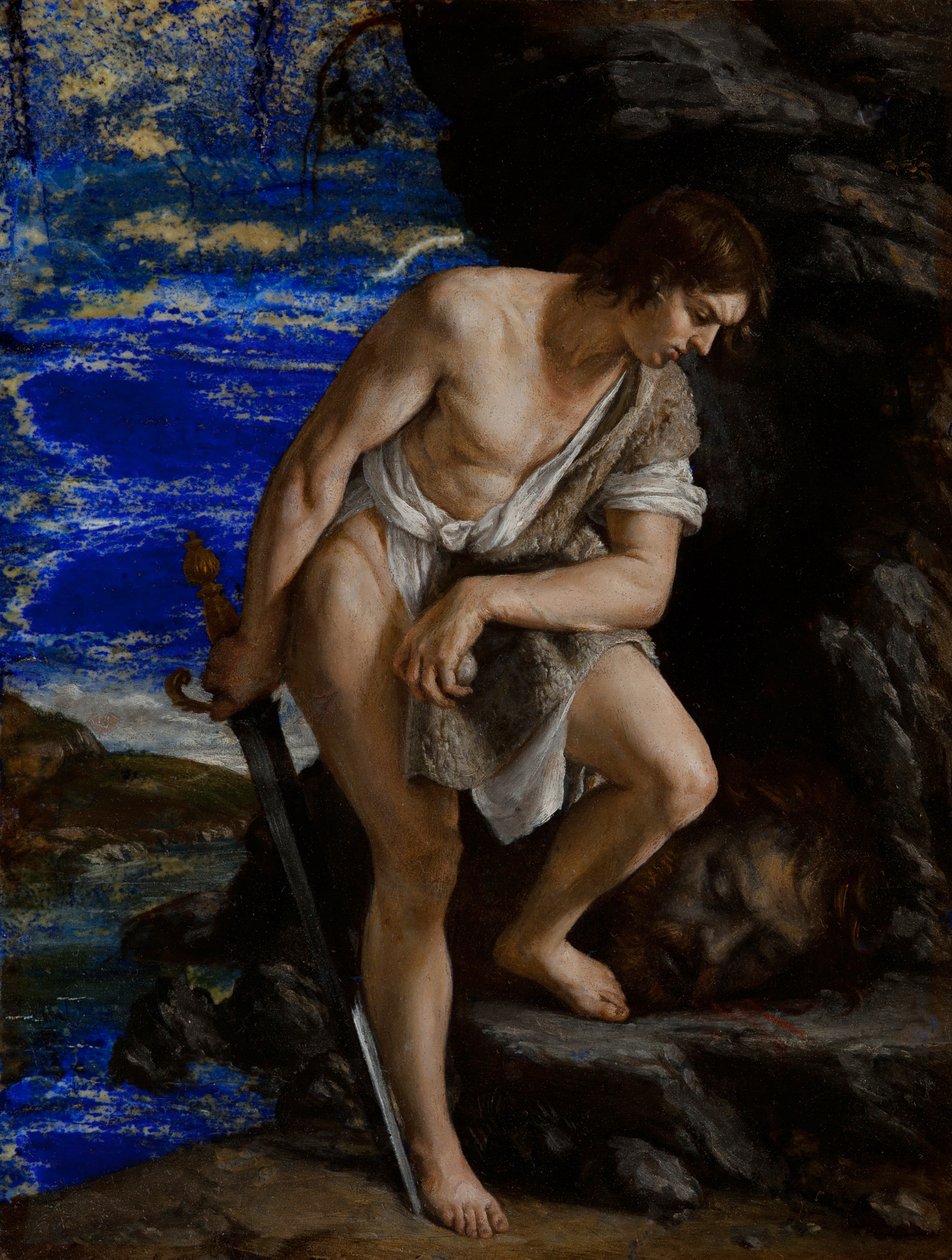 Daavid Goljatin pään kanssa tekijältä Orazio Gentileschi