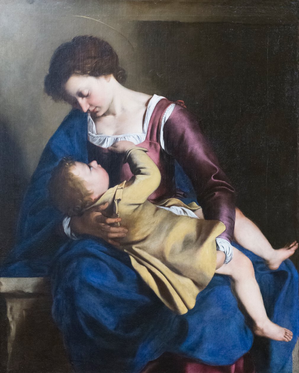 Neitsyt Maria ja lapsi tekijältä Orazio Gentileschi