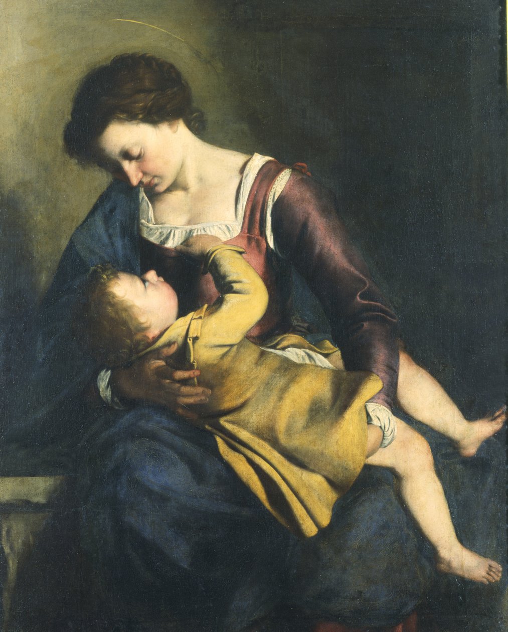 Neitsyt lapsen kanssa tekijältä Orazio Gentileschi