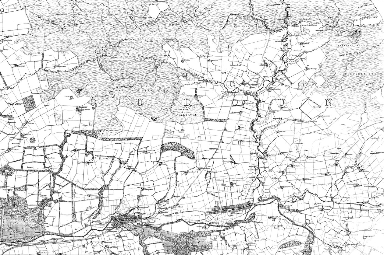 Ayrshiren kartta tekijältä Ordnance Survey