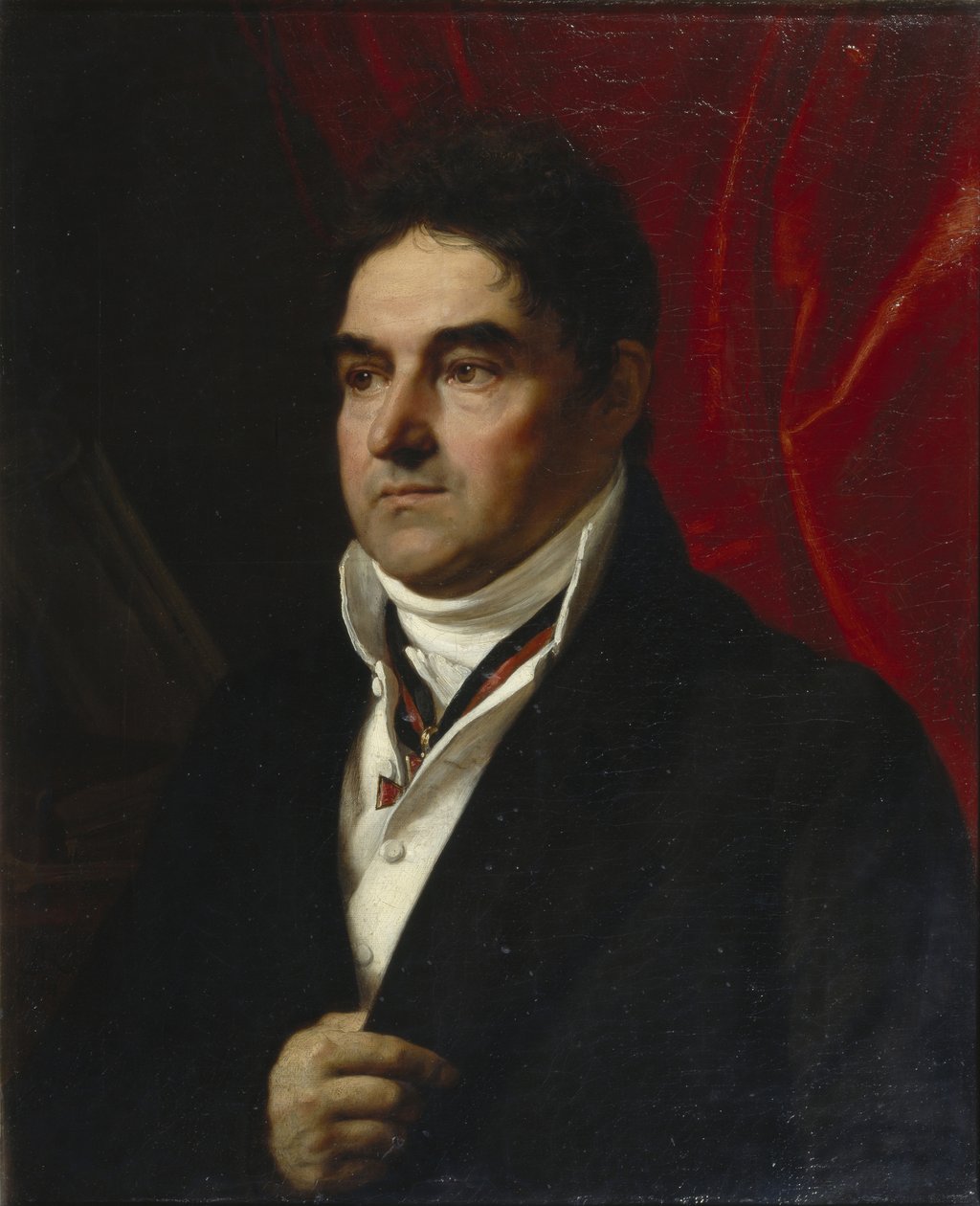 Vasili Semjonovitš Khvostovin muotokuva 1756-1832, 1814 tekijältä Orest Adamovich Kiprensky