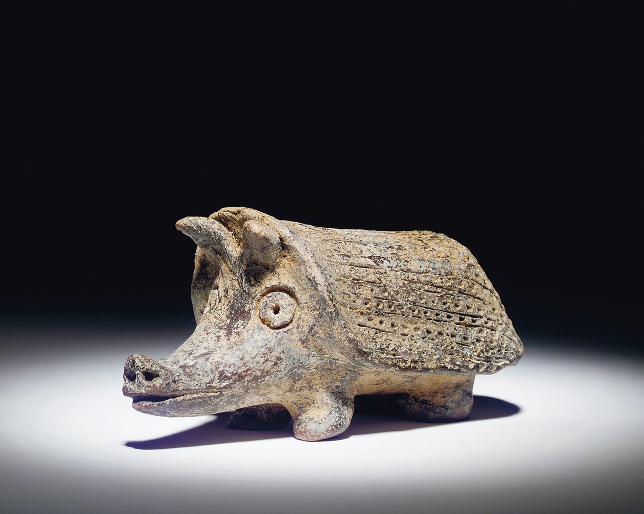 Hedgehog helistin, noin 600 eaa tekijältä Orientalizing period Italic