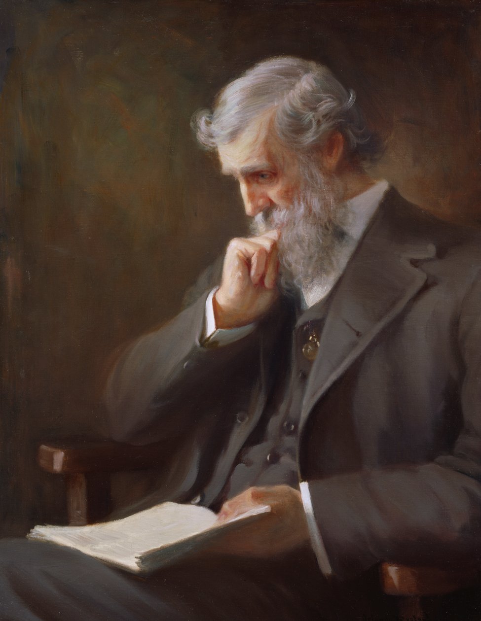 John Muir, c. 1917 vuoden 1909 valokuvasta. tekijältä Orlando Rouland