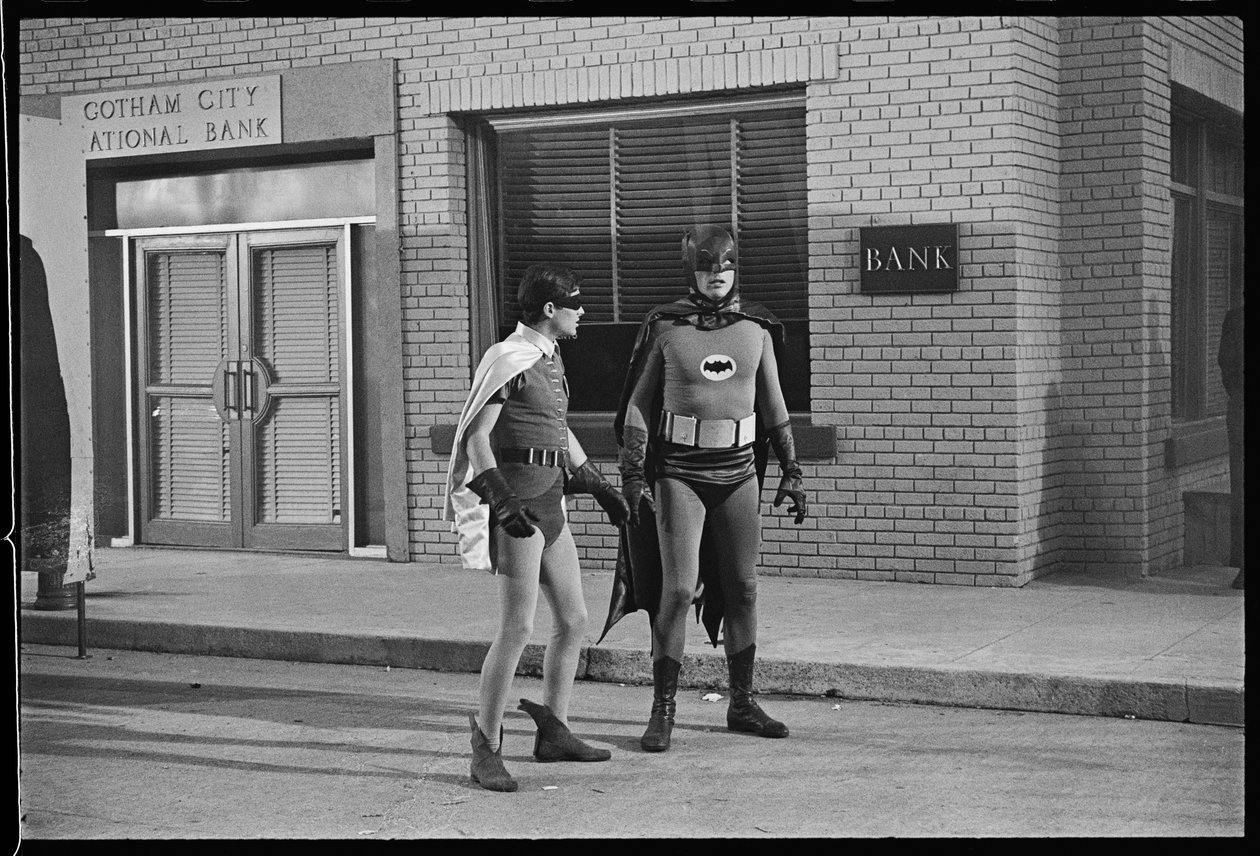 Batman ja Robin TV-sarjan kuvauksissa tekijältä Orlando Suero