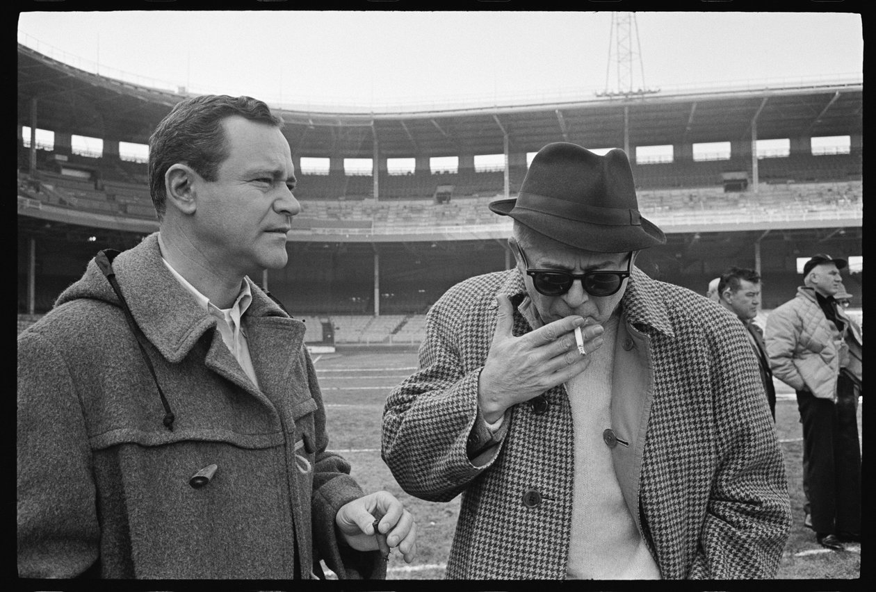 Billy Wilder ja Jack Lemmon The Fortune Cookie -elokuvan kuvauksissa tekijältä Orlando Suero