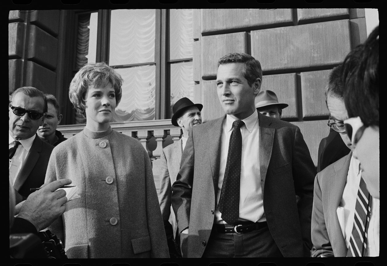 Julie Andrews ja Paul Newman "Torn Curtain" -elokuvan kuvauksissa tekijältä Orlando Suero