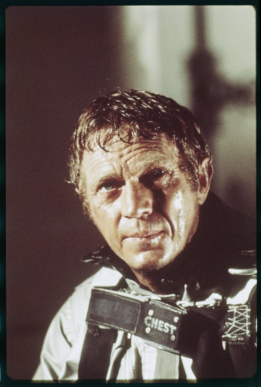 Steve McQueen The Towering Infernon kuvauksissa tekijältä Orlando Suero