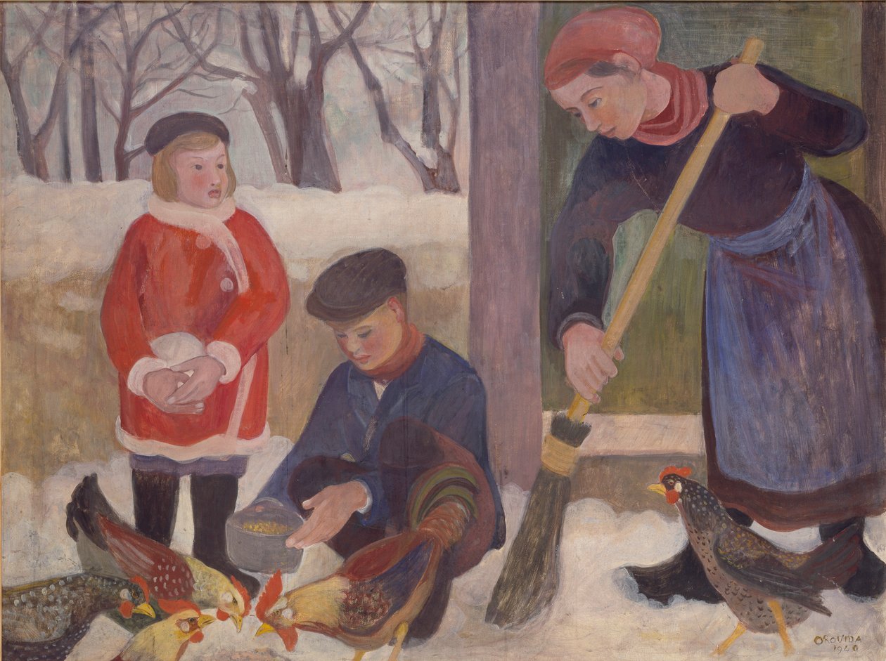 Talvi, 1940 tekijältä Orovida Camille Pissarro
