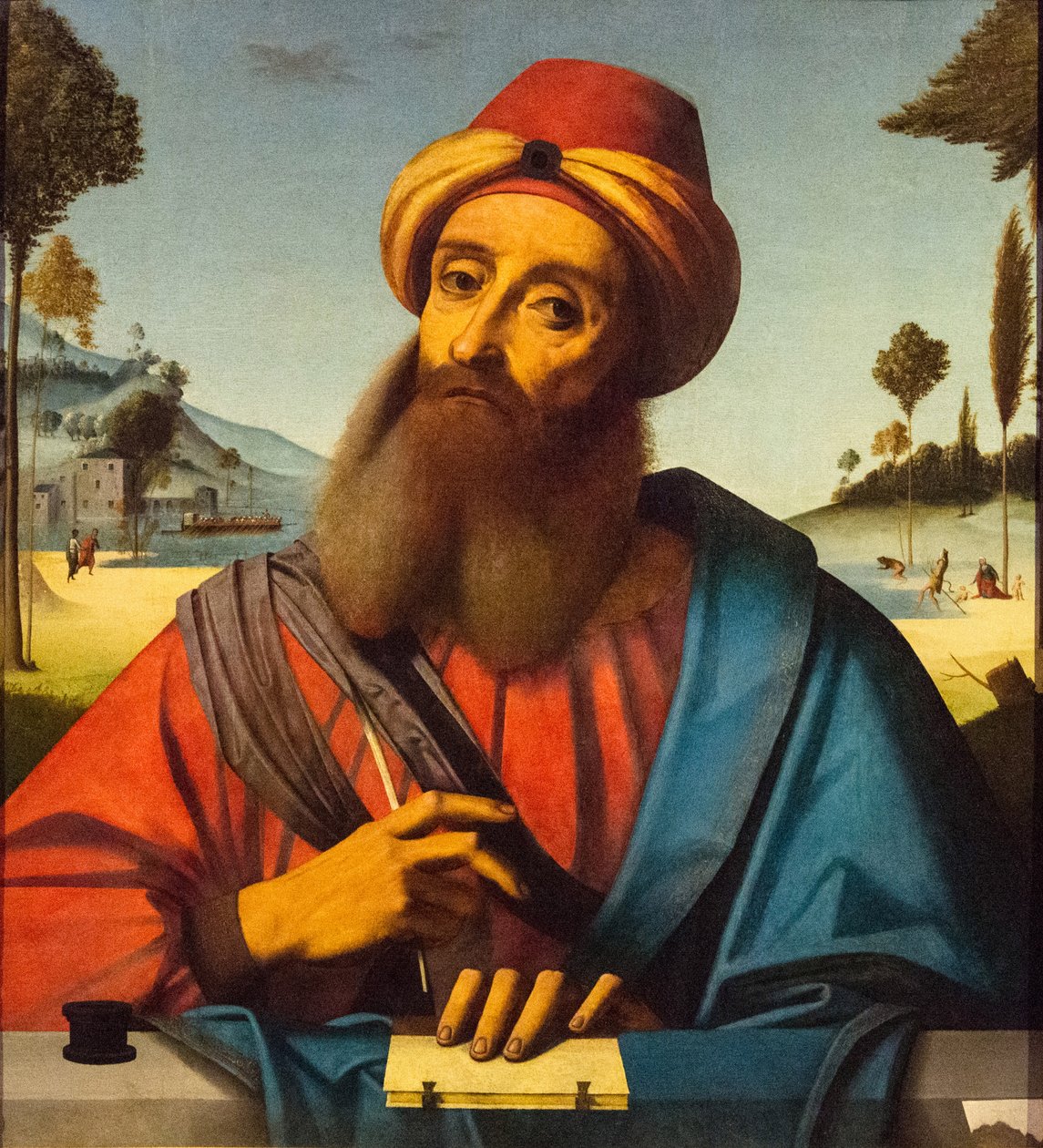 Ovidiuksen muotokuva, n. 1505-1510. tekijältä Ortolano