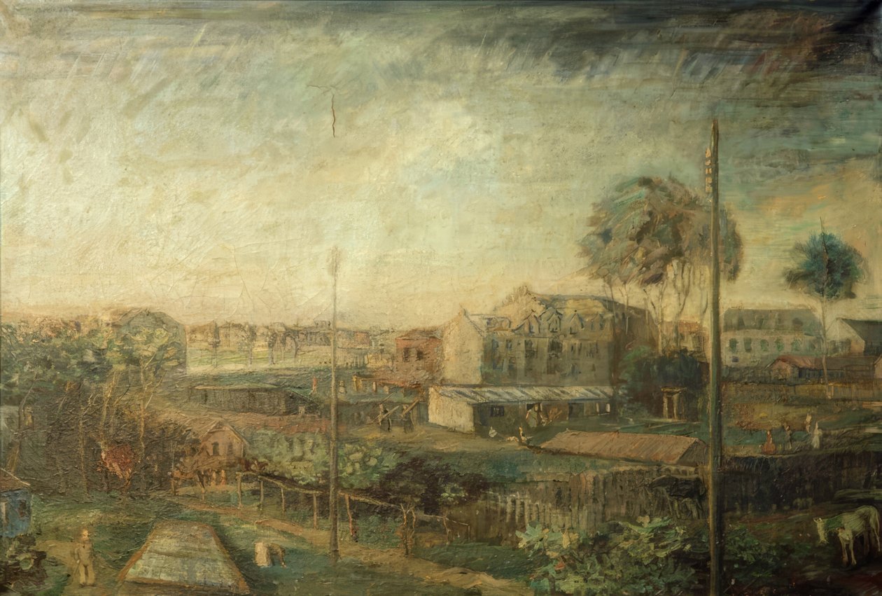 esikaupunkimaisema tekijältä Oscar Coester