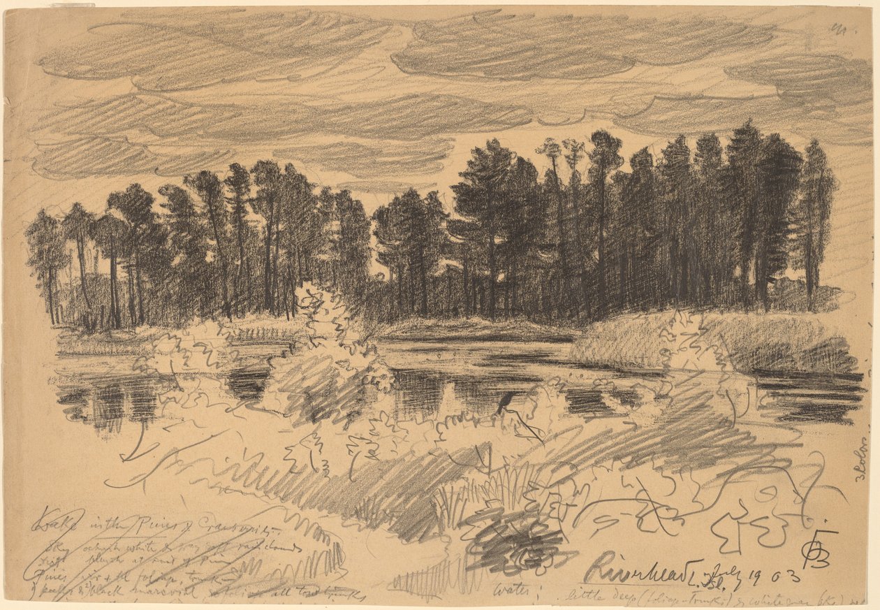 Riverhead, Long Island tekijältä Oscar F. Bluemner