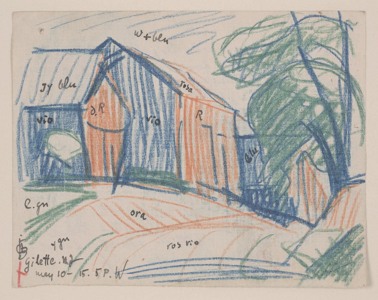 Gilette, New Jersey tekijältä Oscar Florianus Bluemner