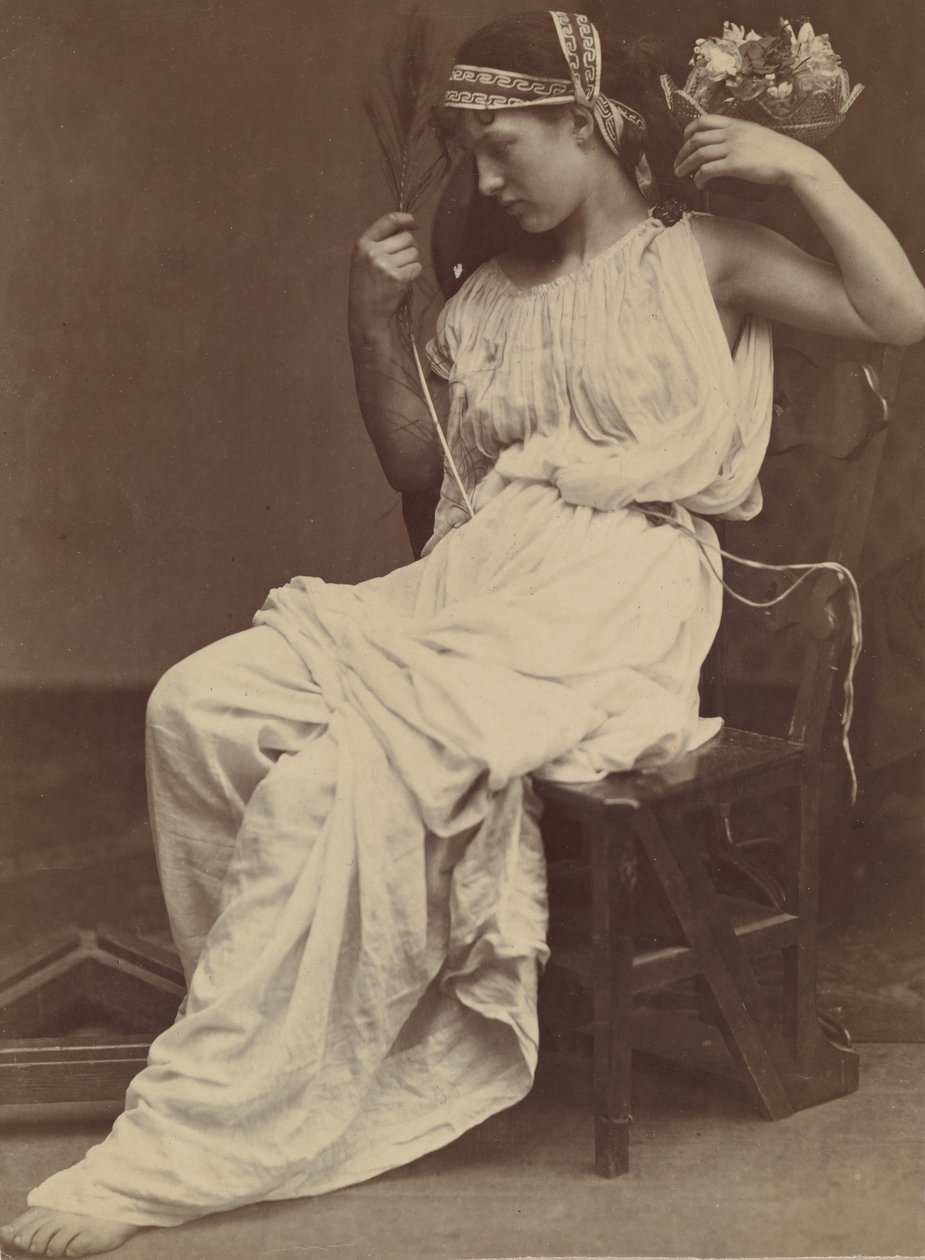 Flora miettii turhamaisuutta, 1860. tekijältä Oscar Gustav Rejlander