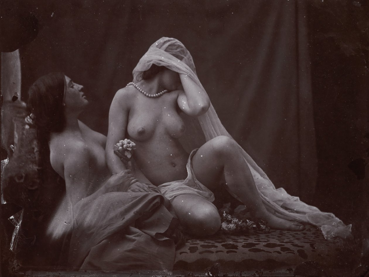 [Study for Two Ways of Life], n. 1857, painettu 1987. tekijältä Oscar Gustav Rejlander