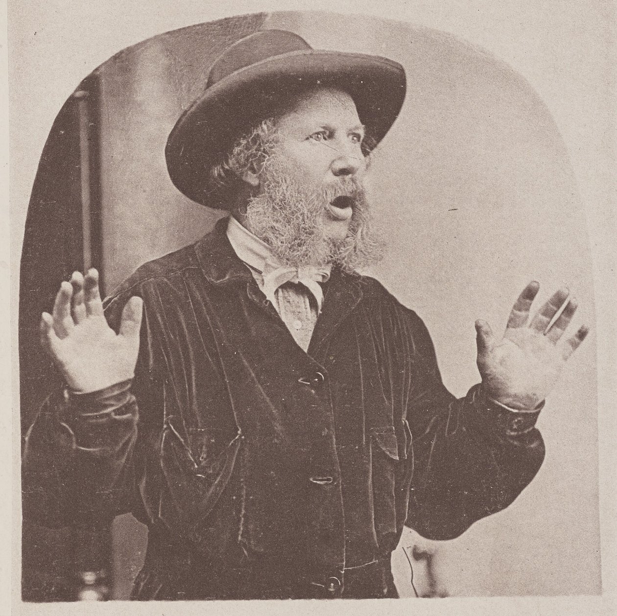[Yllättynyt mies] tekijältä Oscar Gustave Rejlander