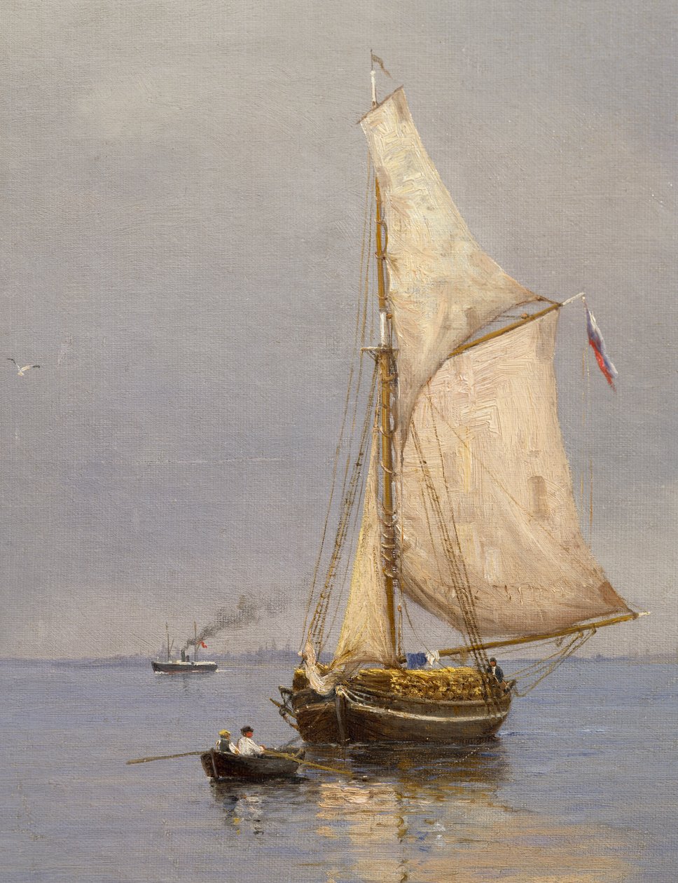 Kesäpäiväsatama, Oscar Kleineh (1846-1919), Suomi tekijältä Oscar Kleineh