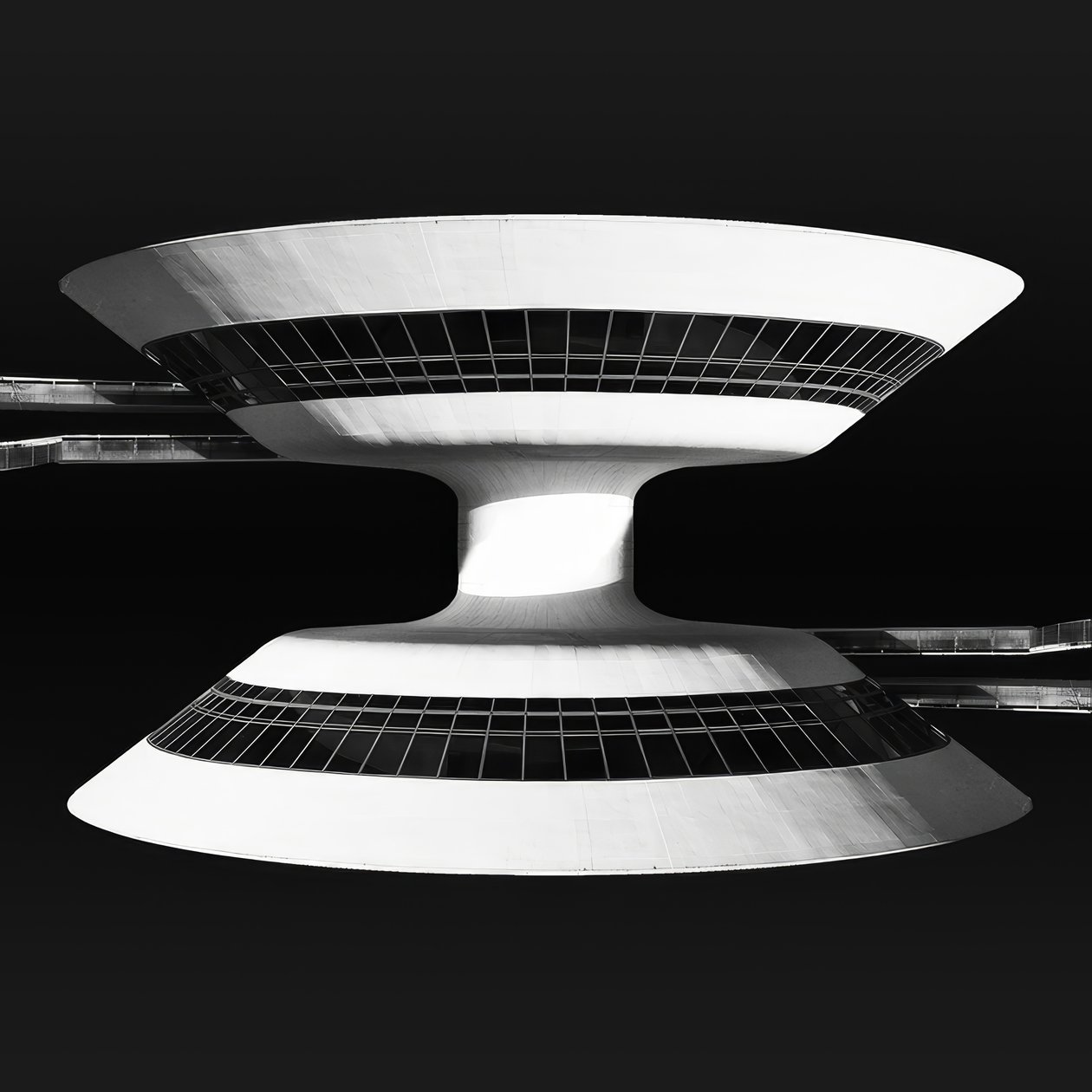 Niterói, nykytaiteen museo tekijältä Oscar Niemeyer